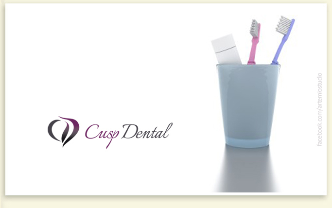 cusp dental, logo, usugi graficzne, grafik, design, grafika, ulotki, profesjonalny grafik, foldery, kalendarze