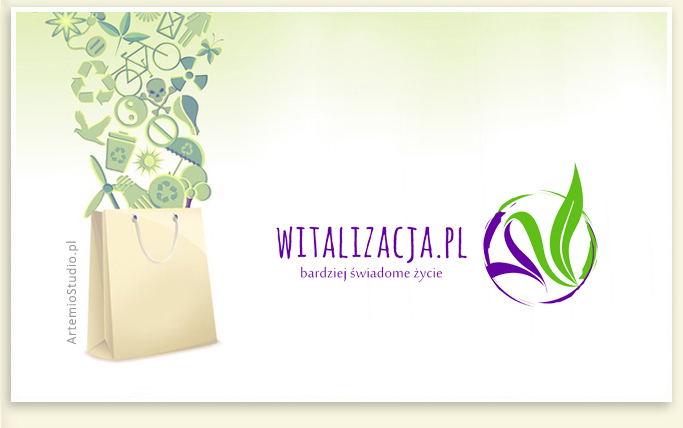 projekt logo dla serwisu internetowego witalizacja.pl